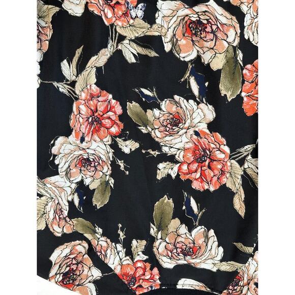 Sanctuary Anthropologie Floral Zip Front Bomber Jacket size Small - Picture 5 of 6